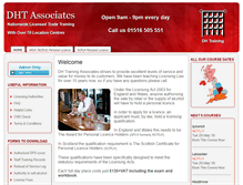 Tablet Screenshot of dhtraining.com